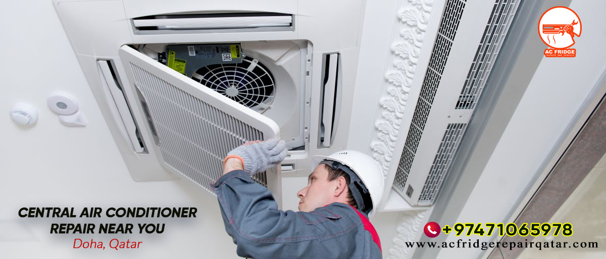Central Air Conditioner Repair Service 1 Central Air Conditioner Repair Near me in Doha